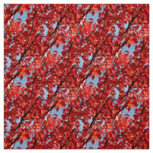 Red Wild Maple Fabric