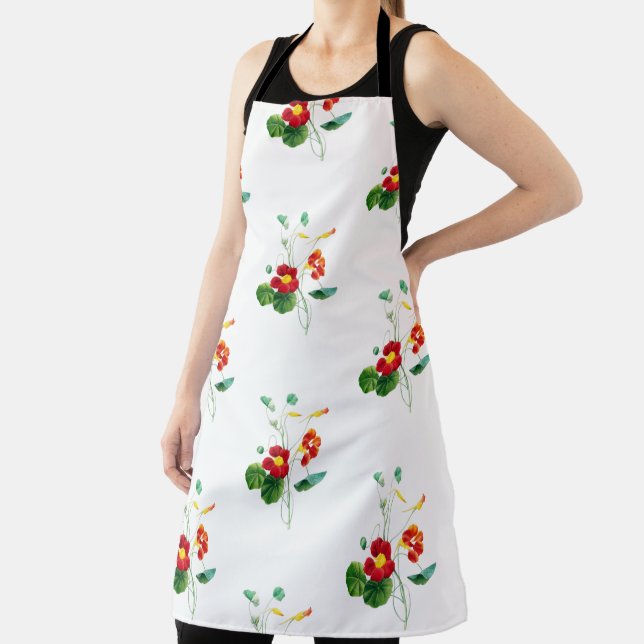 Red Willow II Reverie: Vintage Botanical  Apron (Insitu)