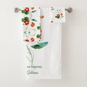 Red Willow II Reverie: Vintage Botanical Bath Towel Set