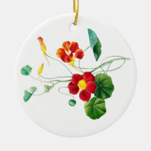 Red Willow II Reverie: Vintage Botanical Ceramic Ornament