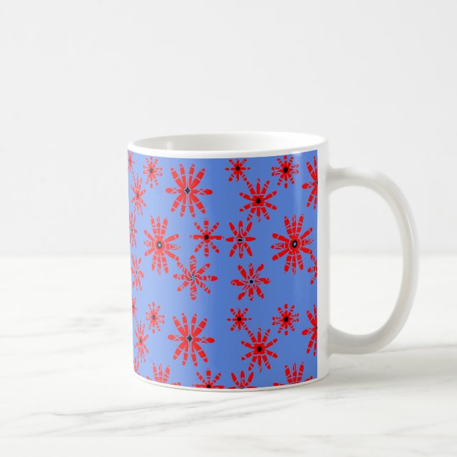 Red Windmills Coffee Mug (Right)