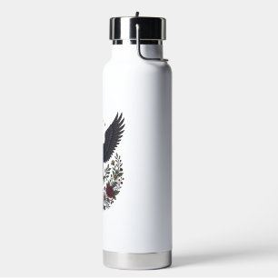Red Wine and Blue Patriotic Wine Lover Water Bottle