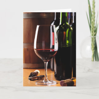 Red Wine Card