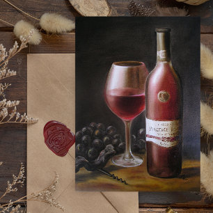 Red Wine Card