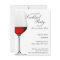 Red Wine Cocktail & Wine Party Invitations