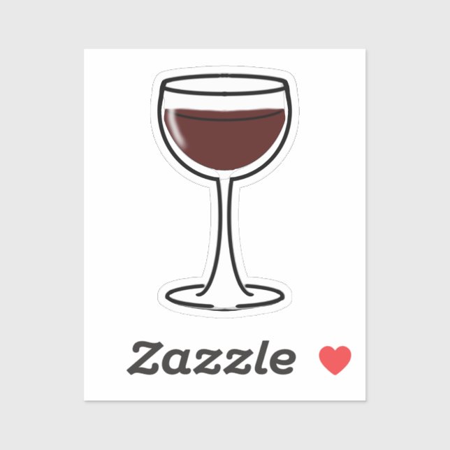 Red Wine Glass (Sheet)