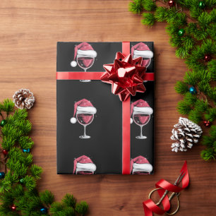 Red Wine Glass Christmas Funny Christmas Xmas  Wrapping Paper