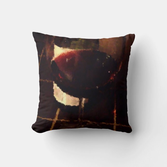 Red Wine Glass Cushion (Front)