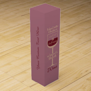 Red Wine Glass custom wine gift box
