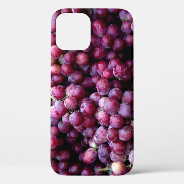 Red Wine Grapes: Luscious Background. Case-Mate iPhone Case (Back)