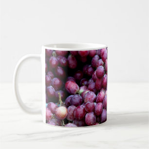Red Wine Grapes: Luscious Background. Coffee Mug