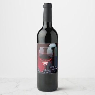 Red Wine Label