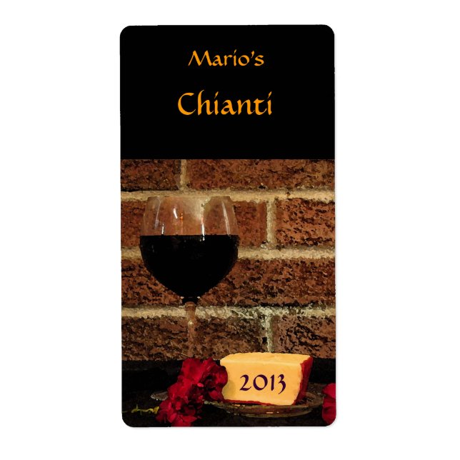 Red Wine Label (Front)