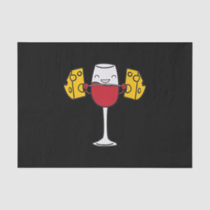 Red Wine Lifting Cheese Funny Snatch Squat Barbell Tissue Paper