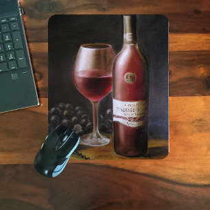 Red Wine Mouse Pad