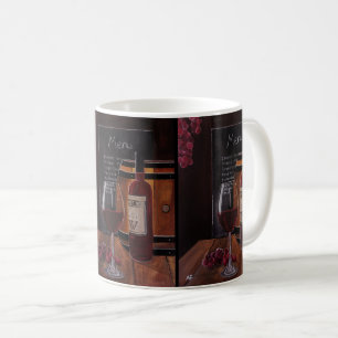 Red Wine Painting by Alfred Fox Coffee Mug