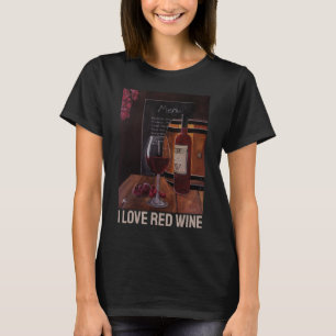 Red Wine Painting by Alfred Fox T-Shirt