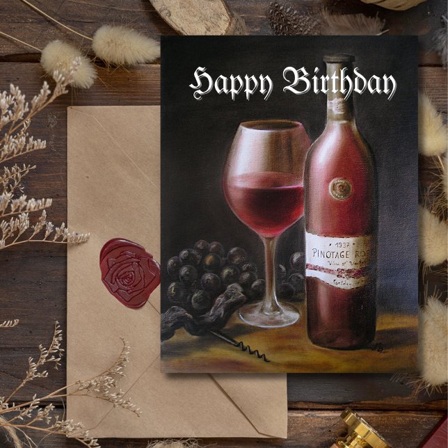 Red Wine Postcard (Creator Uploaded)