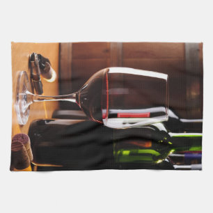 Red Wine Tea Towel