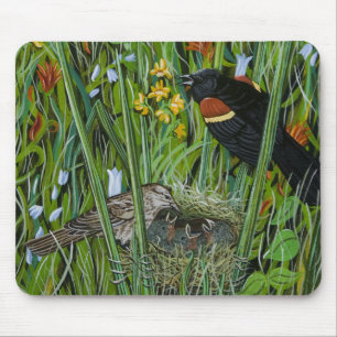 Red Wing Blackbird Mouse Pad