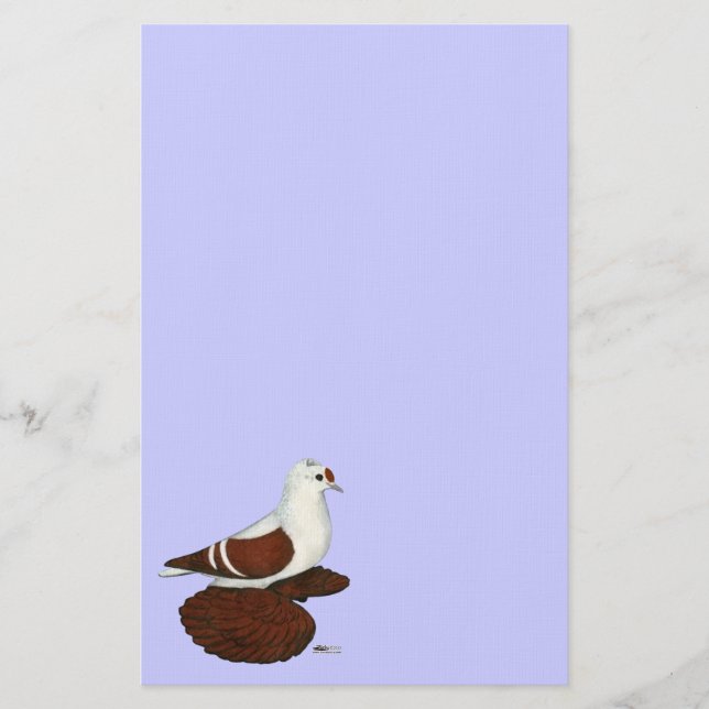 Red Wing Pigeon Stationery (Front)
