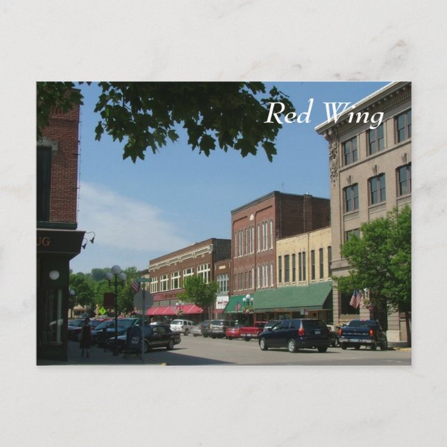 Red Wing Postcard (Front)