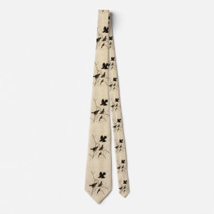 Red winged Blackbird - Audubon's Birds of America Tie