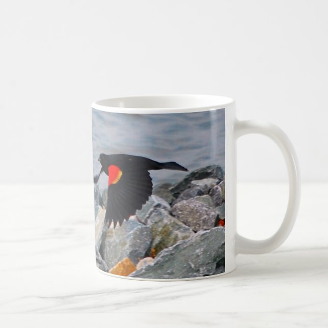 RED-WINGED BLACKBIRD - mug (Right)