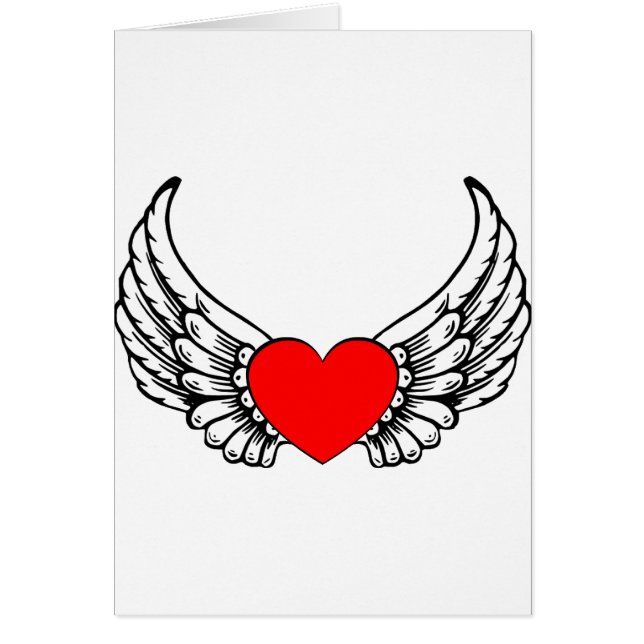 Red Winged Heart (Front)