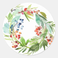Red Winterberry and Juniper Wreath Christmas