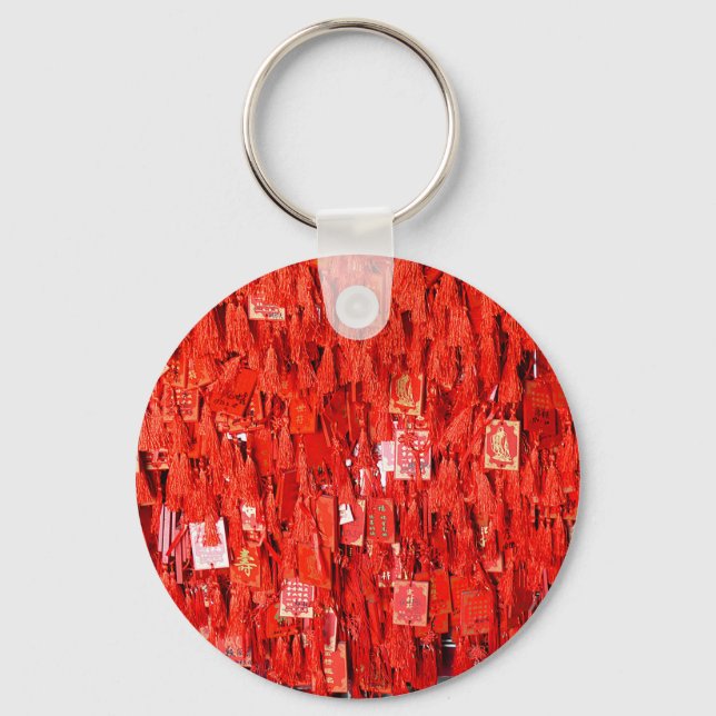 Red Wishes Key Ring (Front)
