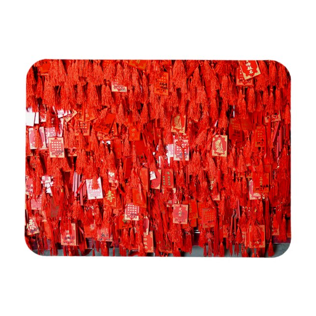 Red Wishes Magnet (Horizontal)