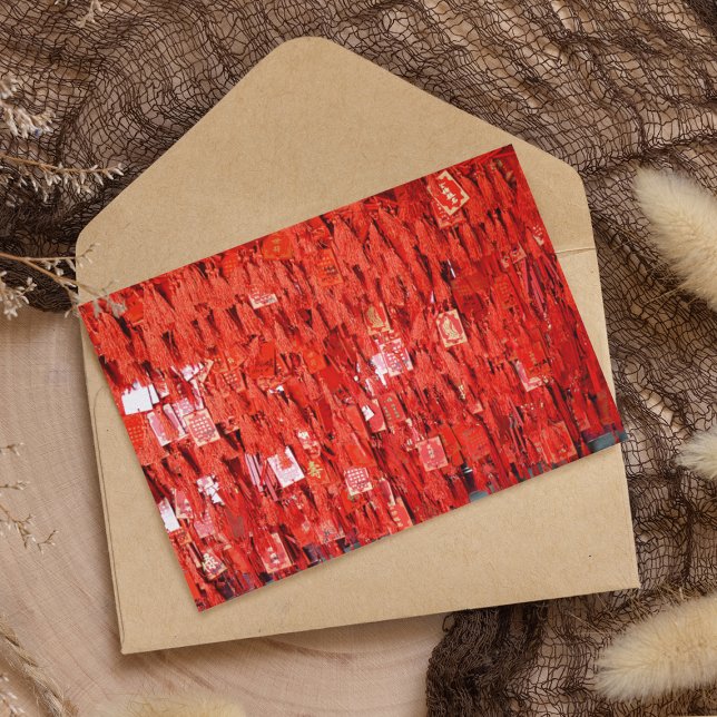 Red Wishes Postcard (Creator Uploaded)