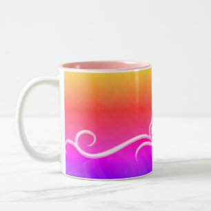 Red with Black Two-Tone Coffee Mug
