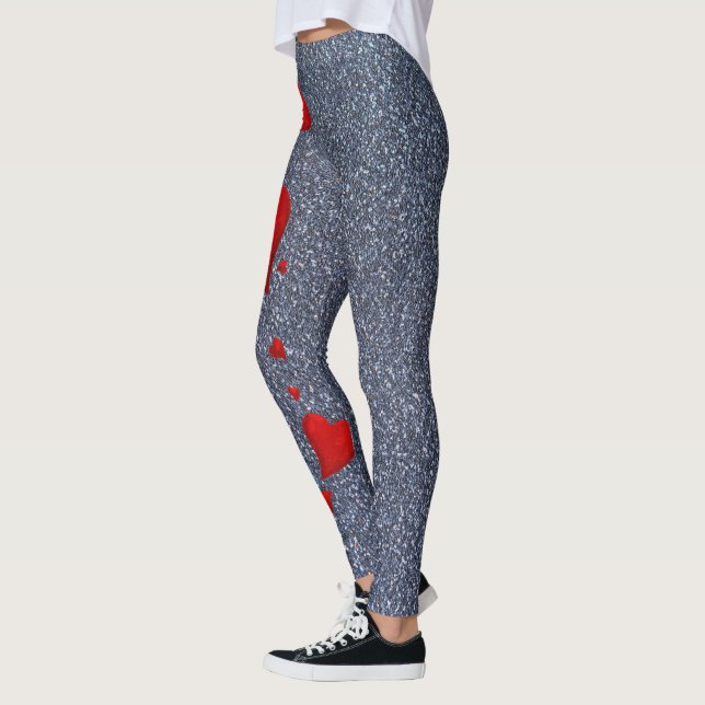 Red with silver leggings (Left)