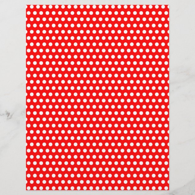 Red with Tiny White Dots (Front)
