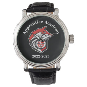 Red Wolf logo Personalised Watch
