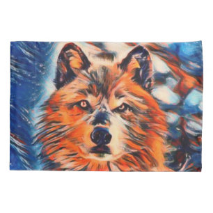 Red Wolf Wolves Wildlife Pillowcase