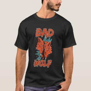 Red Wolves Bad Wolf Ideal for Wildlife Enthusiast T-Shirt