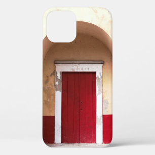 RED WOODEN DOOR iPhone 12 CASE