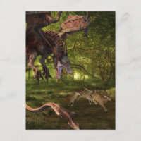 Red Wyvern Dragon in the Forest