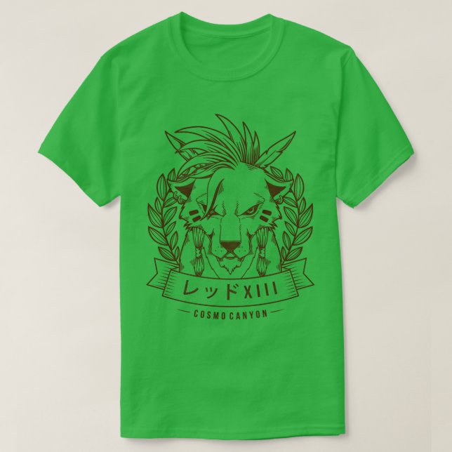 Red XIII Cosmo Canyon T-Shirt (Design Front)