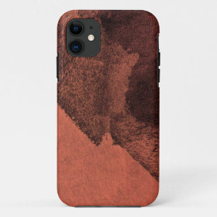 Red yellow abstract painting brush digital art iPhone 11 case