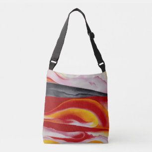 Red, Yellow and Black Streak   Georgia O'Keeffe   Crossbody Bag