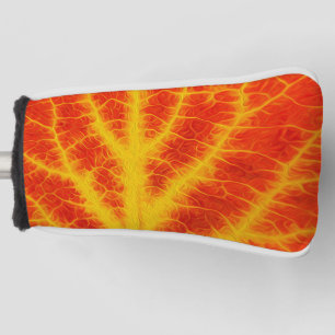Red & Yellow Aspen Leaf #10 Golf Head Cover