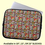 Red Yellow Black Abstract African Tribal Geometric Laptop Sleeve<br><div class="desc">Red Yellow Black Abstract African Tribal Geometric  - -  see more great designs in my store.</div>