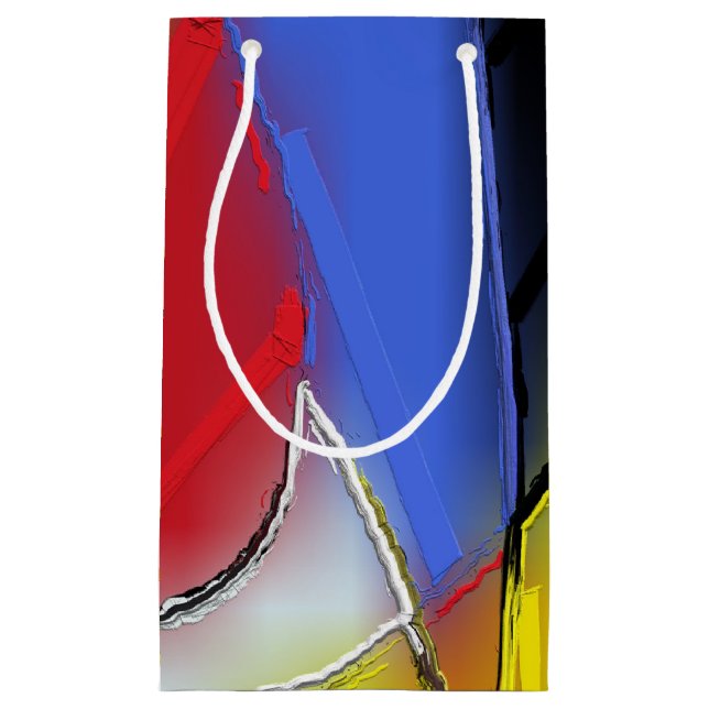 Red, Yellow, Black and Blue gift bag (Front)