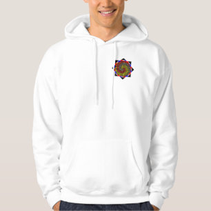 Red Yellow Blue Spiral by Kenneth Yoncich Hoodie