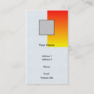 Red/Yellow-Business Business Card
