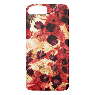 Red yellow daisy flower pattern abstract design iPhone 8 plus/7 plus case